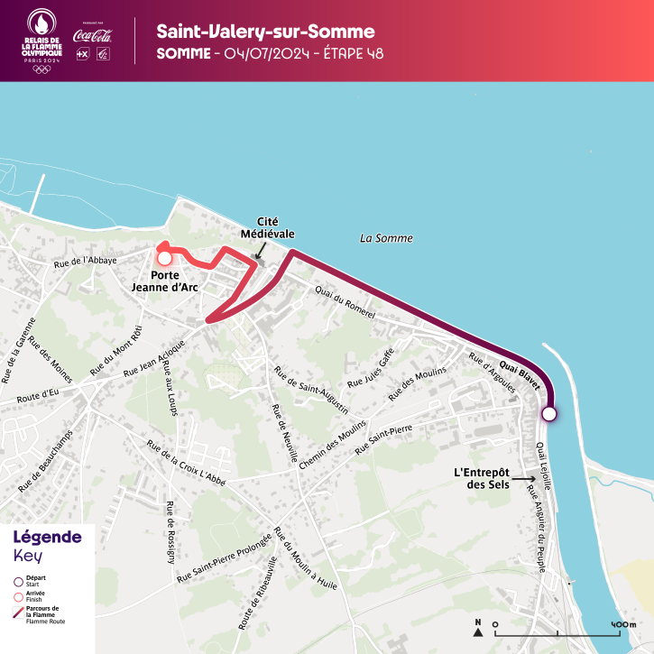 Parcours de la Flamme Olympique 